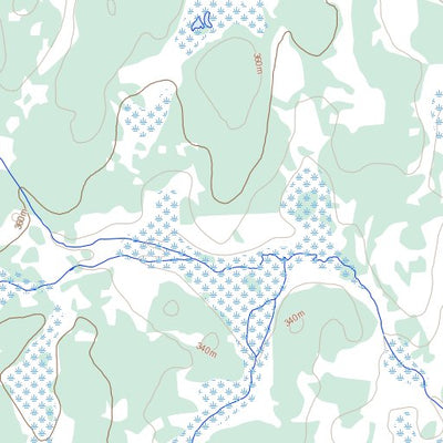 Natural Resources Canada Sprott Lake, MB (064J05 Toporama) digital map
