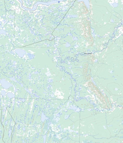 Natural Resources Canada St. Charles Creek, NT (096C15 Toporama) digital map