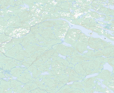 Natural Resources Canada St. Lewis Inlet, NL (013A08 Toporama) digital map