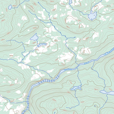 Natural Resources Canada St. Lewis Inlet, NL (013A08 Toporama) digital map