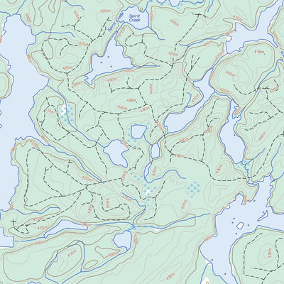 Natural Resources Canada St. Raphael Lake, ON (052J11 Toporama) digital map
