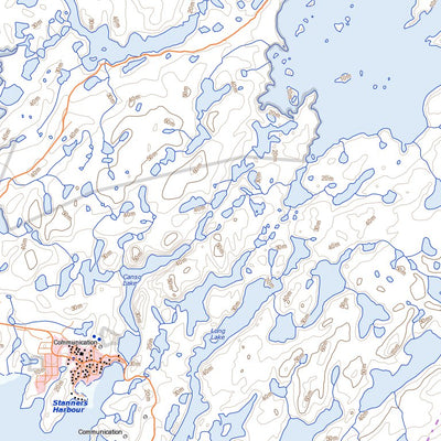 Natural Resources Canada Stanners Harbour, NU (057C10 Toporama) digital map