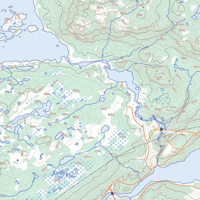 Natural Resources Canada Star Lake, NL (012A11 Toporama) digital map