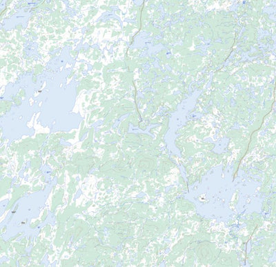 Natural Resources Canada Stevens Lake, MB (064K16 Toporama) digital map