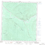 Natural Resources Canada Stewart Crossing, YT (115P07 CanMatrix) digital map