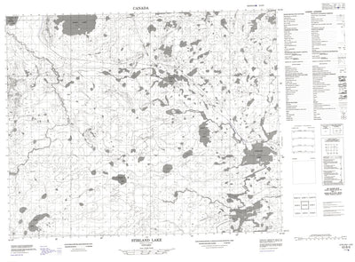 Natural Resources Canada Stirland Lake, ON (053B06 CanMatrix) digital map