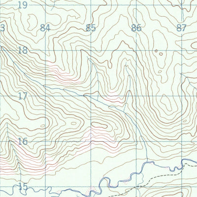 Natural Resources Canada Stoddart Creek, YT (115I06 CanMatrix) digital map