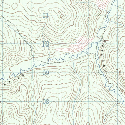 Natural Resources Canada Stoddart Creek, YT (115I06 CanMatrix) digital map