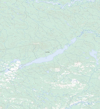 Natural Resources Canada Stokes Lake, YT (105K13 Toporama) digital map