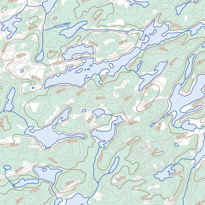 Natural Resources Canada Storm Lake, NT (086K06 Toporama) digital map