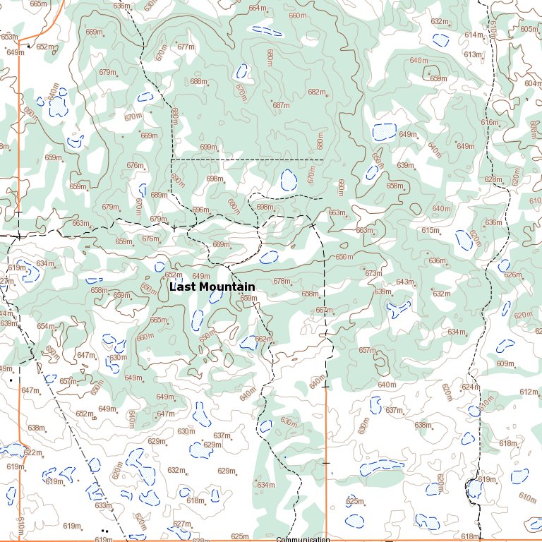 Strasbourg, SK (072P02 Toporama) Map By Natural Resources Canada ...