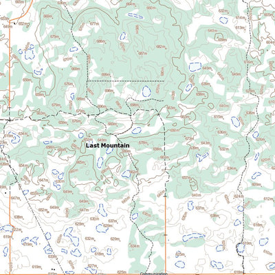 Natural Resources Canada Strasbourg, SK (072P02 Toporama) digital map