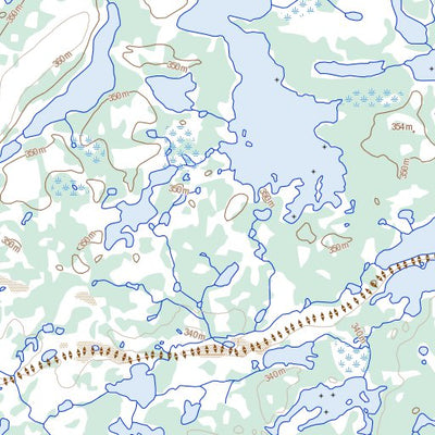 Natural Resources Canada Street Lake, NT (075P06 Toporama) digital map