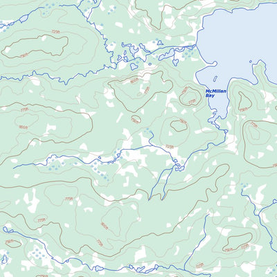 Natural Resources Canada Strong Lake, MB (064A04 Toporama) digital map