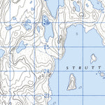 Natural Resources Canada Strutt Lake, NT (085N08 CanMatrix) digital map