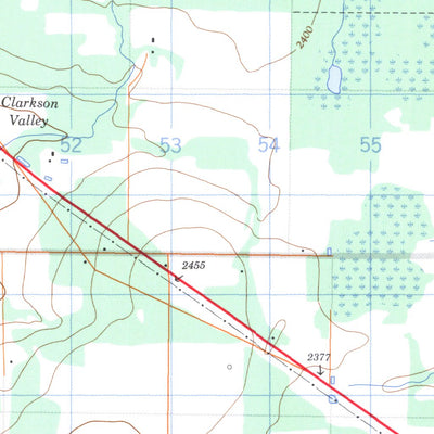 Natural Resources Canada Sturgeon Heights, AB (083N04 CanMatrix) digital map