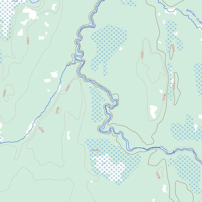 Natural Resources Canada Suggi Lake, SK (063L07 Toporama) digital map