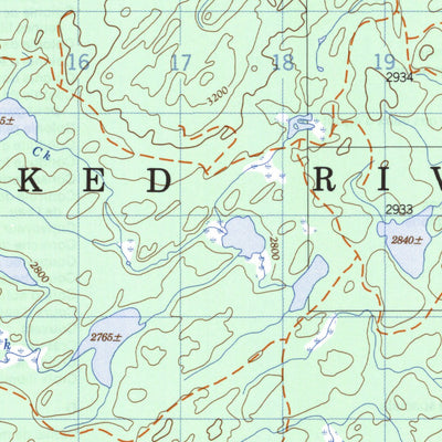 Natural Resources Canada Summit Lake, BC (093J07 CanMatrix) digital map