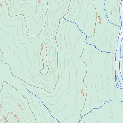 Natural Resources Canada Sunrise Creek, YT (105A08 Toporama) digital map