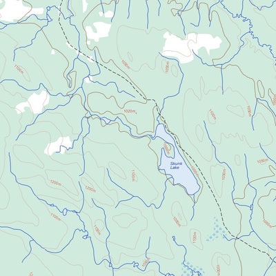 Natural Resources Canada Sylvester Creek, BC (093N08 Toporama) digital map