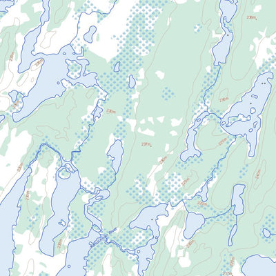 Natural Resources Canada Tabasokwia Lake, ON (043E04 Toporama) digital map