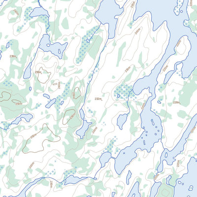 Natural Resources Canada Tabasokwia Lake, ON (043E04 Toporama) digital map