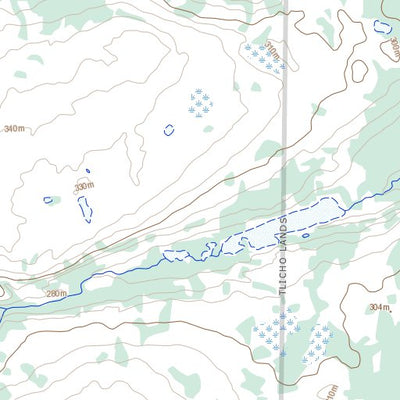 Natural Resources Canada Taka Lake, NT (086C04 Toporama) digital map