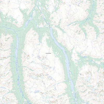 Natural Resources Canada Takhini Lake, BC (105D04 Toporama) digital map