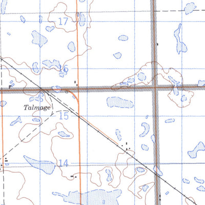 Natural Resources Canada Talmage, SK (062E13 CanMatrix) digital map