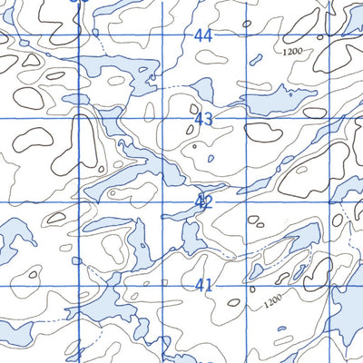 Natural Resources Canada Taltheilei Narrows, NT (075L12 CanMatrix) digital map
