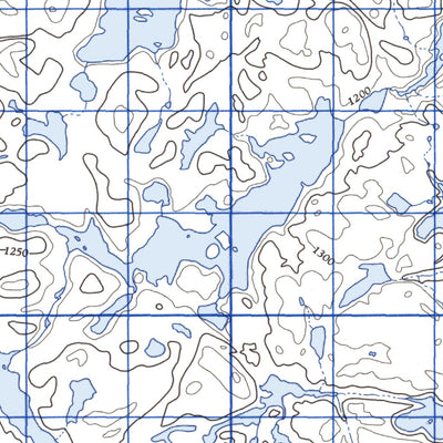 Natural Resources Canada Taltheilei Narrows, NT (075L12 CanMatrix) digital map