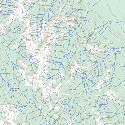 Natural Resources Canada Tangle Peak, BC (082J12 Toporama) digital map