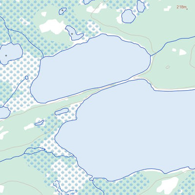 Natural Resources Canada Tchaneta Lake, NT (096L12 Toporama) digital map