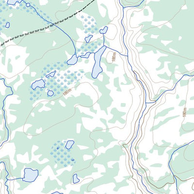 Natural Resources Canada Tchaneta Lake, NT (096L12 Toporama) digital map