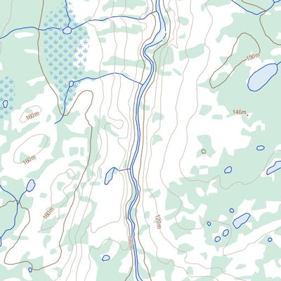 Natural Resources Canada Tchaneta River, NT (106I09 Toporama) digital map