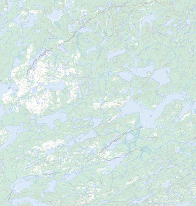 Natural Resources Canada Tejean Lake, NT (075F10 Toporama) digital map