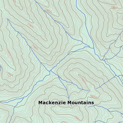 Natural Resources Canada Ten Stone Mountain, NT (106A07 Toporama) digital map