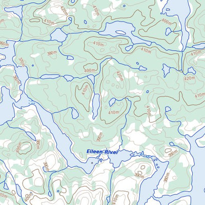 Natural Resources Canada Tent Lake, NT (075J05 Toporama) digital map