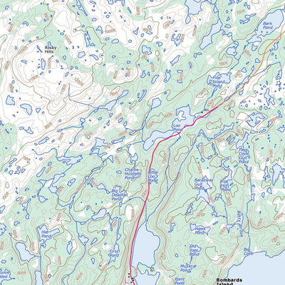 Natural Resources Canada Terrenceville, NL (001M10 Toporama) digital map