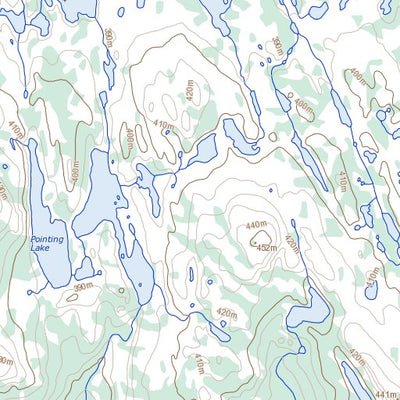 Natural Resources Canada Teshierpi Mountain (086N07 Toporama) digital map