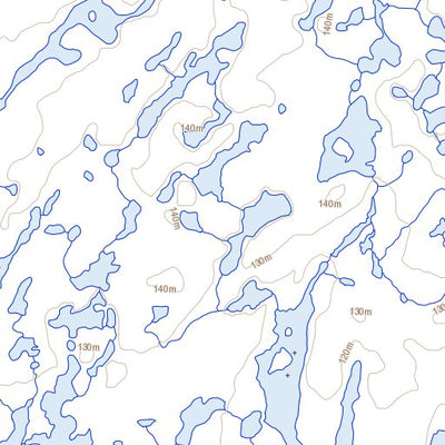 Natural Resources Canada Teshikalik Lake, NU (046B08 Toporama) digital map