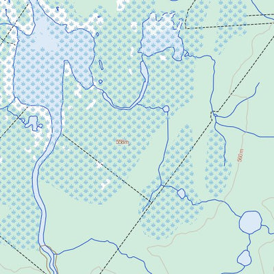 Natural Resources Canada Tetcho Lake, NT (095A07 Toporama) digital map
