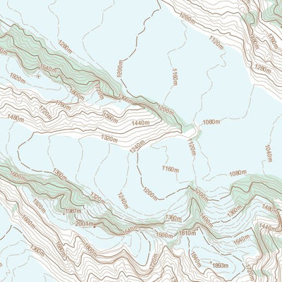Natural Resources Canada Tête Blanche, NU (026I14 Toporama) digital map