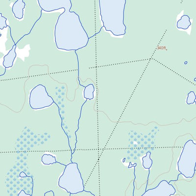 Natural Resources Canada Thad Lake, NT (106N03 Toporama) digital map