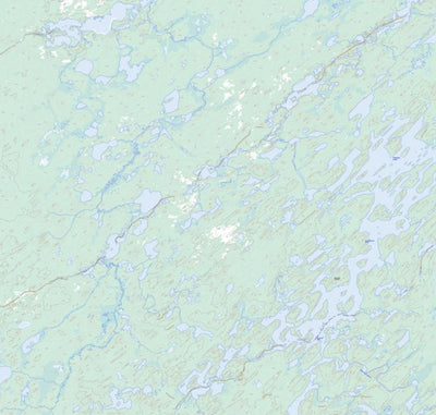 Natural Resources Canada Theriau Lake, SK (074I07 Toporama) digital map