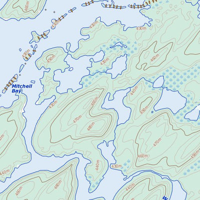 Natural Resources Canada Theriau Lake, SK (074I07 Toporama) digital map