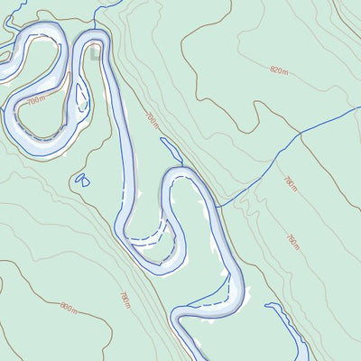 Natural Resources Canada Thirtymile Creek, YT (105C10 Toporama) digital map