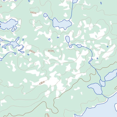 Natural Resources Canada Thistle Lake, NU (076C15 Toporama) digital map
