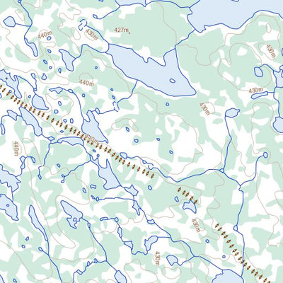 Natural Resources Canada Thistle Lake, NU (076C15 Toporama) digital map