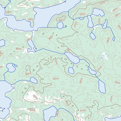 Natural Resources Canada Thistlethwaite Lake, NT (085P04 Toporama) digital map